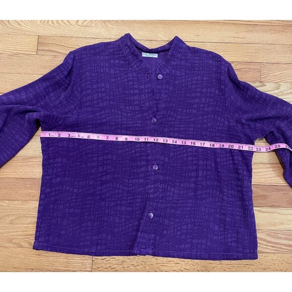Vintage Russ Berens Womens Button Up Jacket Size L Lagenlook Y2K 90s Boho Indie - Picture 8 of 12